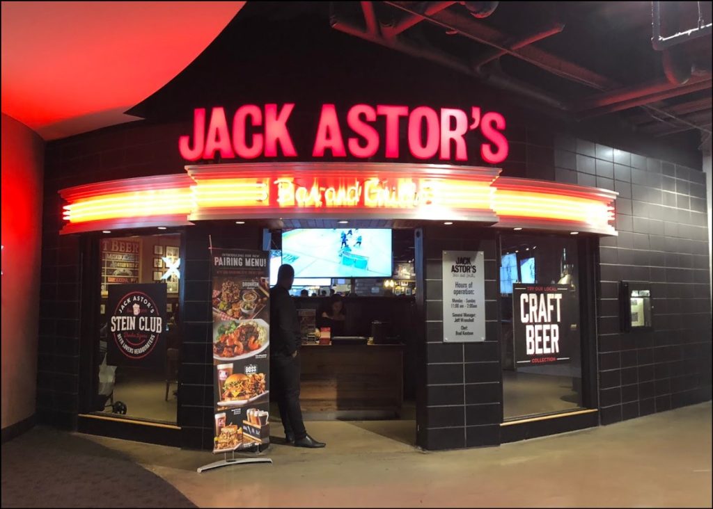 Jack Astor's Bar and Grill Menu