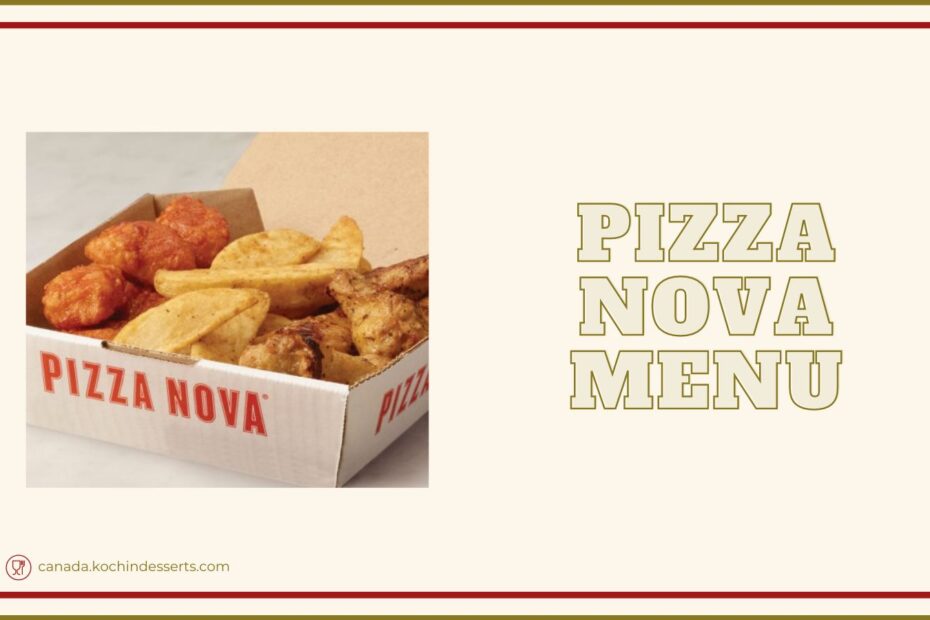 Pizza Nova Menu