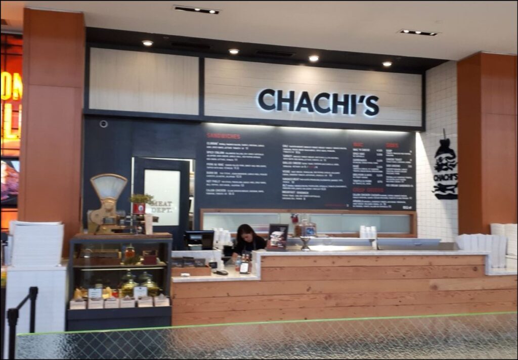 Chachi's Menu with Prices