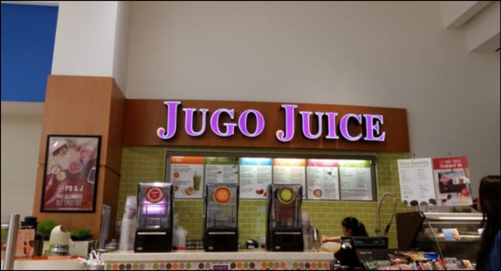 Jugo Juice Menu with Prices