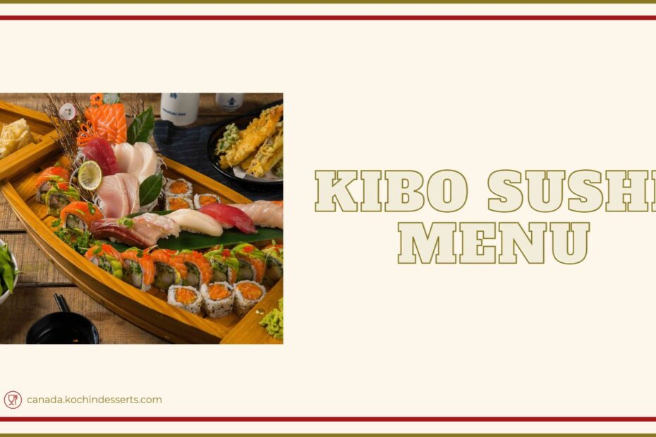 Kibo Sushi Menu
