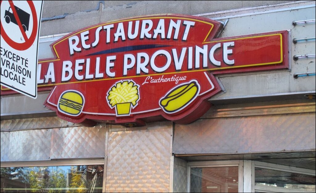 La Belle Province Menu with Prices