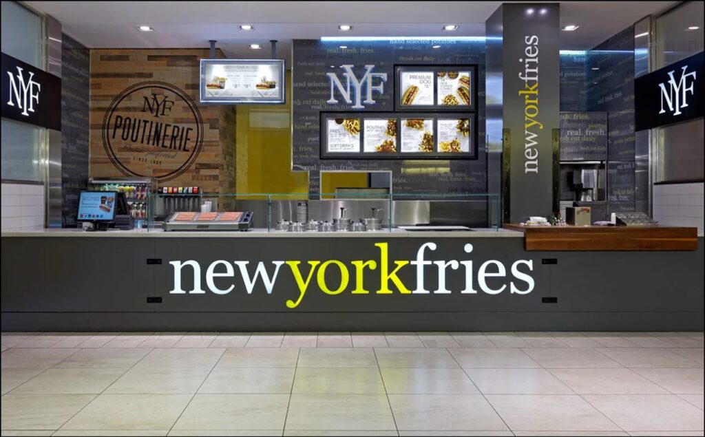 New York Fries Menu with Prices