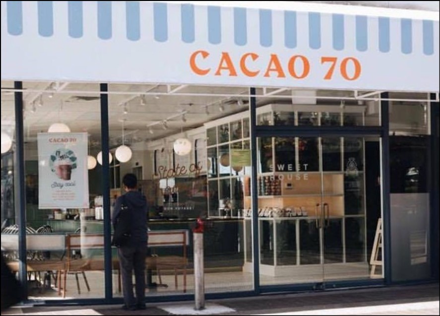 Cacao 70 Menu with Prices