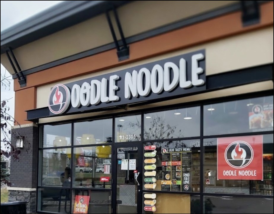 Oodle Noodle Menu with Prices