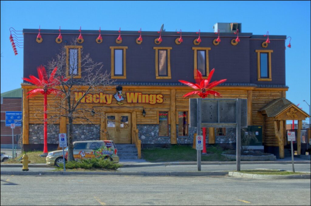 Wacky Wings Menu with Prices